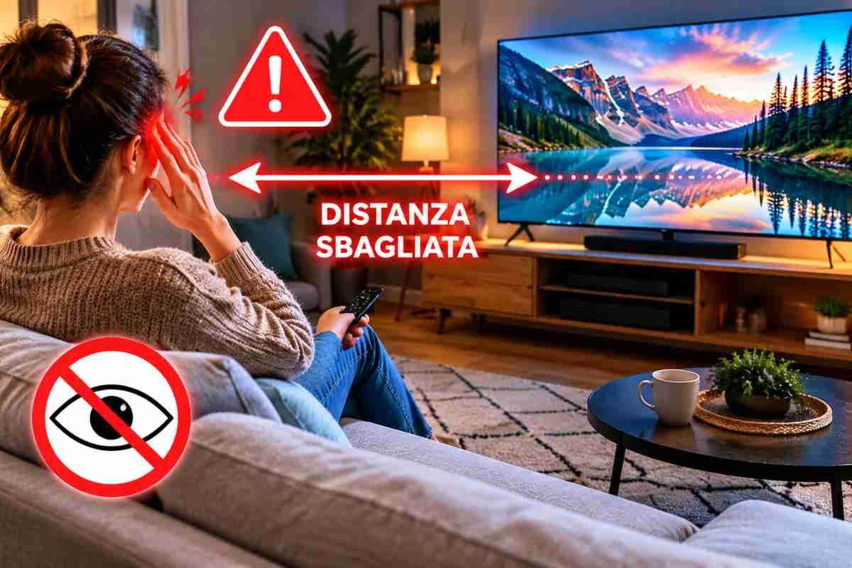 A quale distanza va guardata la TV Astrotech.it