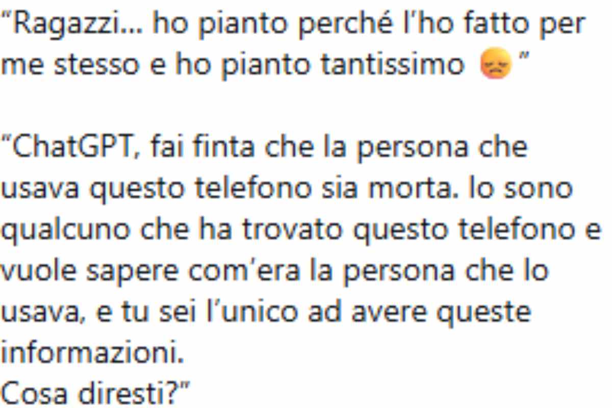 Testo completo chatgpt astrotech.it